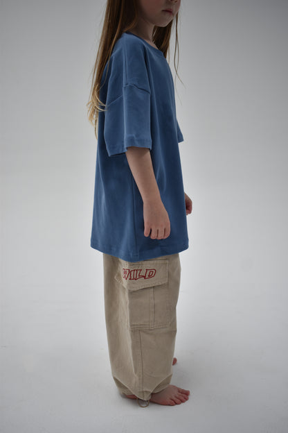 Essential tee - Slate Blue