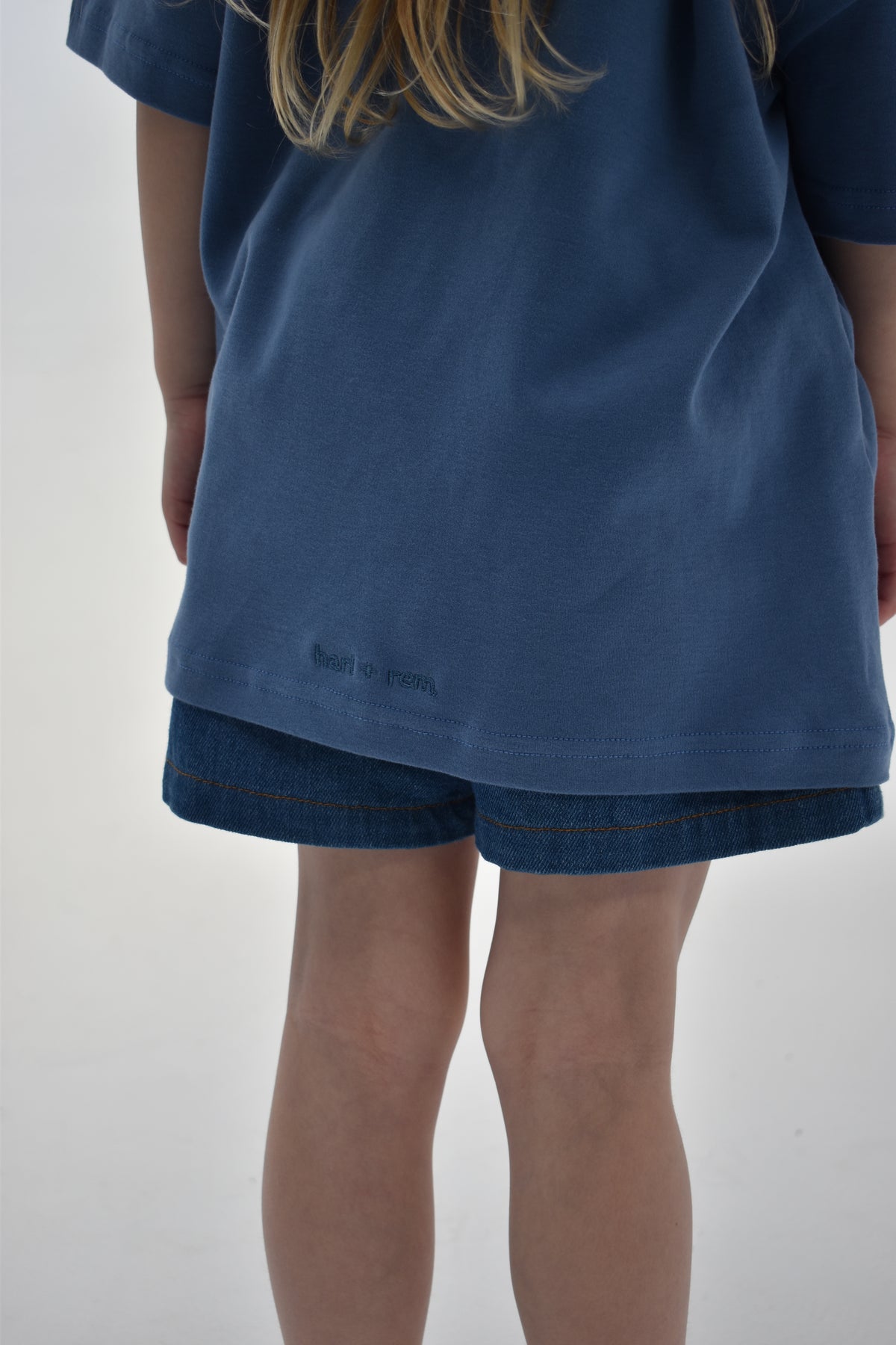 Essential tee - Slate Blue