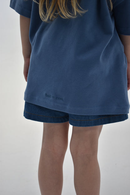 Essential tee - Slate Blue