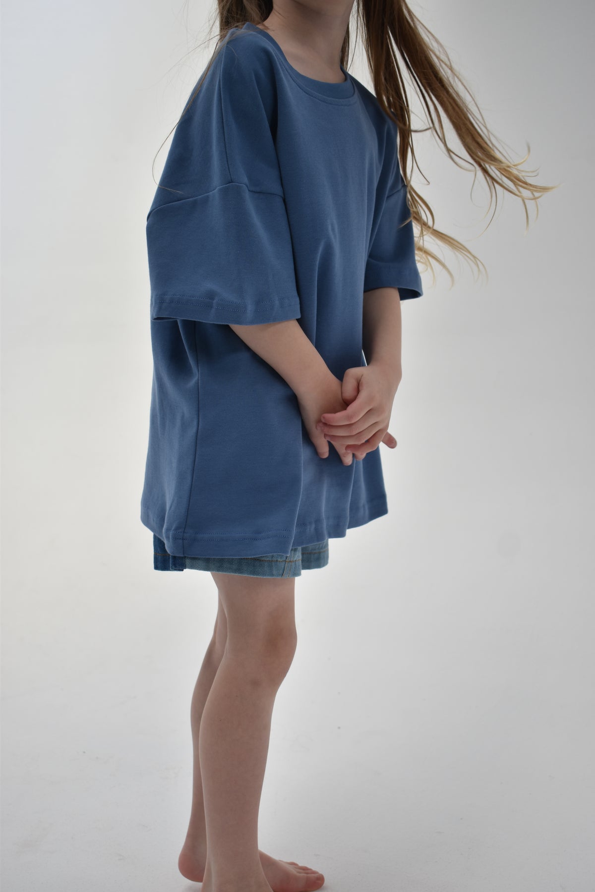 Essential tee - Slate Blue